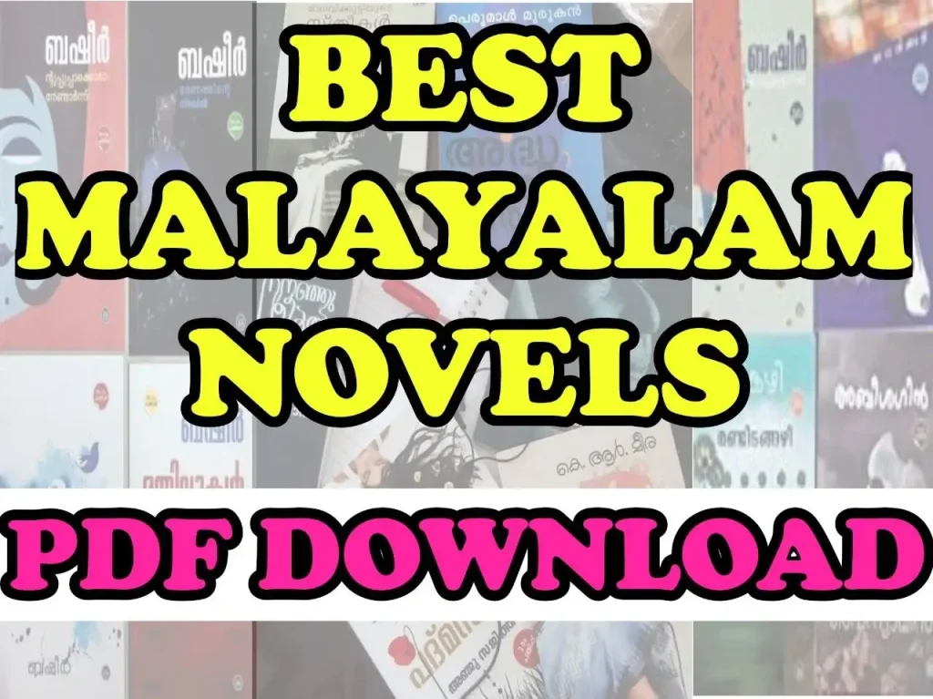 Best Malayalam Novels Pdf